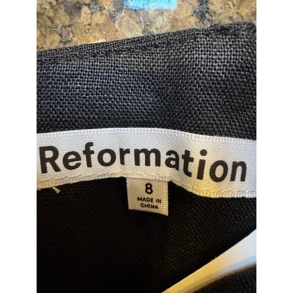 Reformation Spaulding Linen Dress - Picture 9 of 9